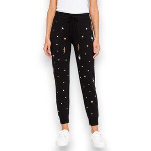 Lauren Moshi XS Jogger Pants Stars Lightning Bolts